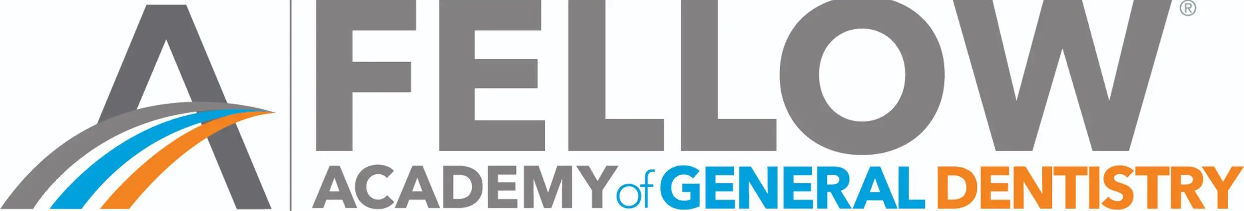 Logo of the Academy of General Dentistry featuring the word "Fellow" prominently.